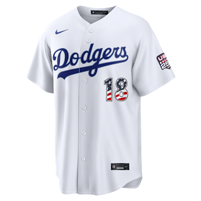 Yoshinobu Yamamoto Los Angeles Dodgers USA 250 Men's Nike MLB